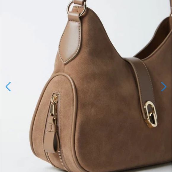Shoe Dazzle Elegant Brown Shoulder Bag - Picture 4 of 6